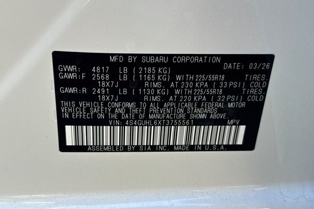 2026 Subaru CROSSTREK Limited