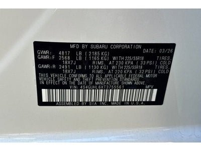 2026 Subaru CROSSTREK Limited