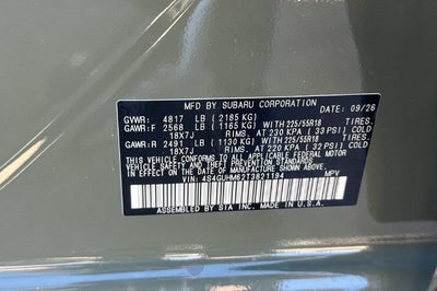 2026 Subaru CROSSTREK Limited