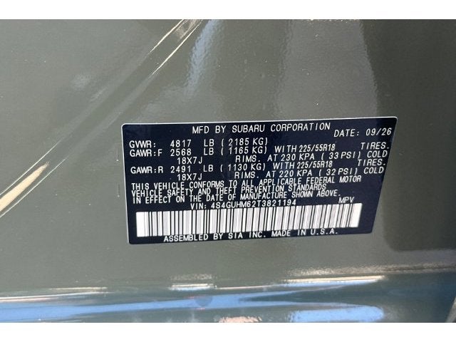 2026 Subaru CROSSTREK Limited