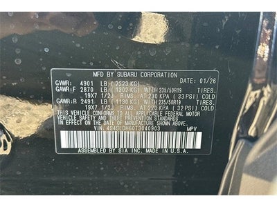 2026 Subaru FORESTER Sport