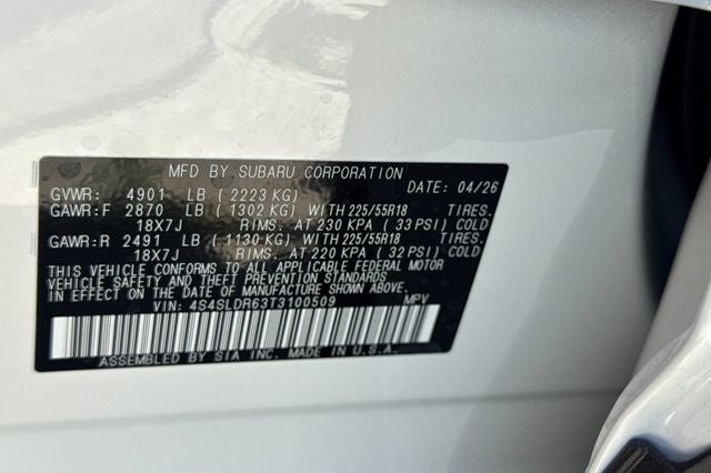 2026 Subaru FORESTER Limited