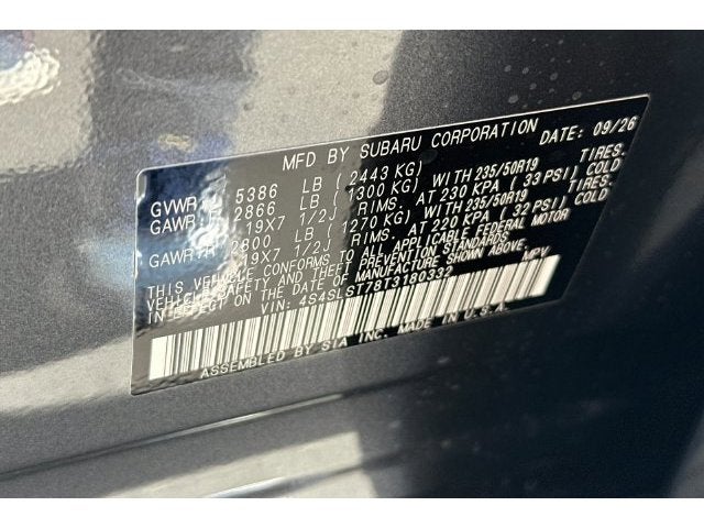 2026 Subaru FORESTER Touring Hybrid