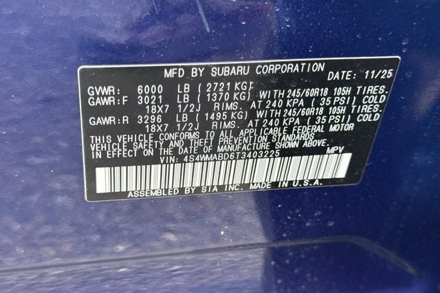 2026 Subaru Ascent Premium