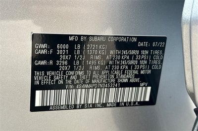 2022 Subaru Ascent Limited