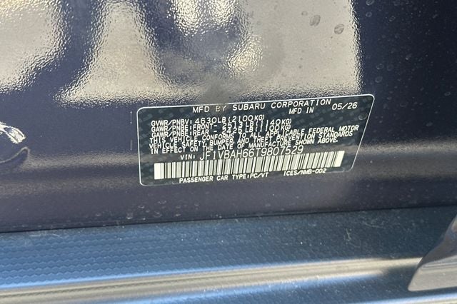 2026 Subaru WRX Premium