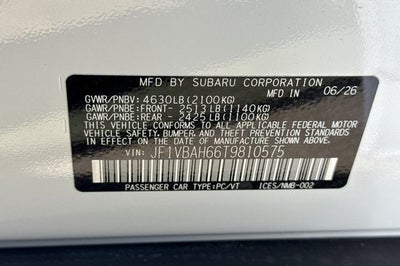 2026 Subaru WRX Premium