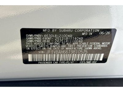 2026 Subaru WRX Premium