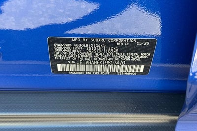 2026 Subaru WRX Base