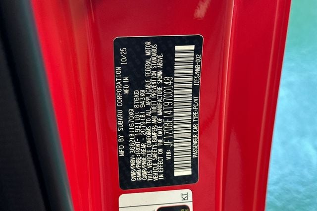 2026 Subaru BRZ Limited