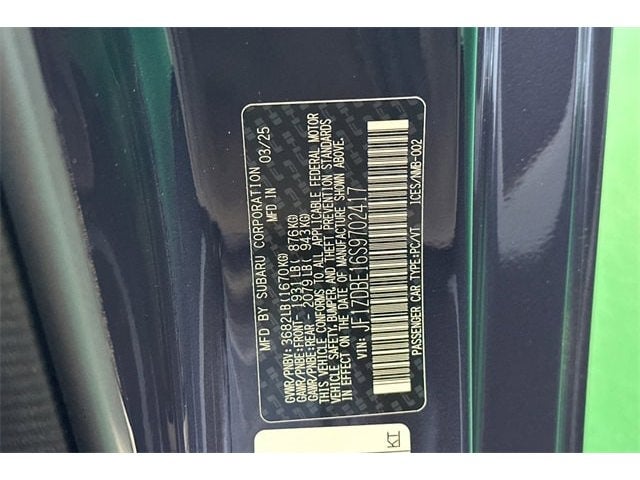 2025 Subaru BRZ Series Purple