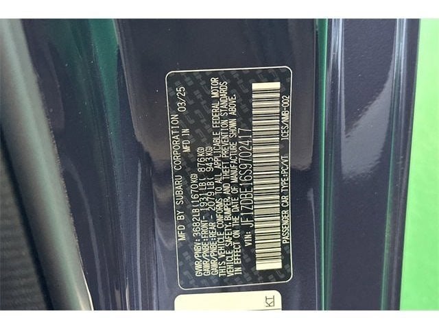 2025 Subaru BRZ Series Purple