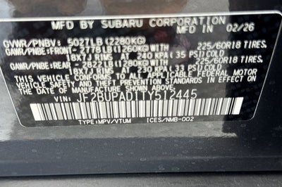 2026 Subaru OUTBACK Premium