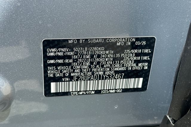2026 Subaru OUTBACK Premium