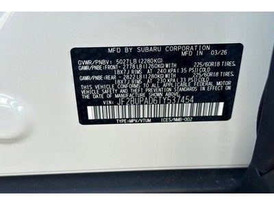 2026 Subaru Outback Premium