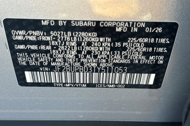 2026 Subaru OUTBACK Premium