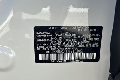 2026 Subaru OUTBACK Touring XT