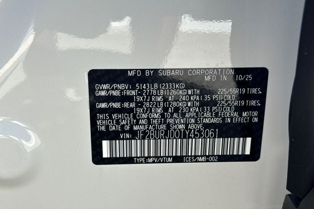 2026 Subaru OUTBACK Touring XT