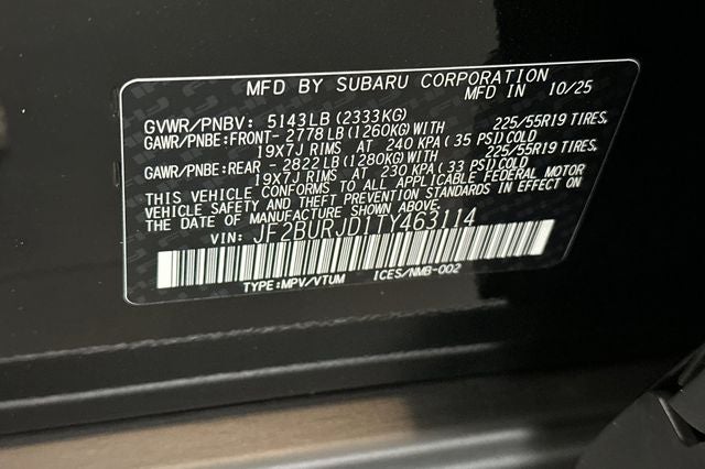 2026 Subaru OUTBACK Touring XT