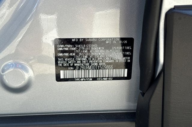 2026 Subaru OUTBACK Wilderness