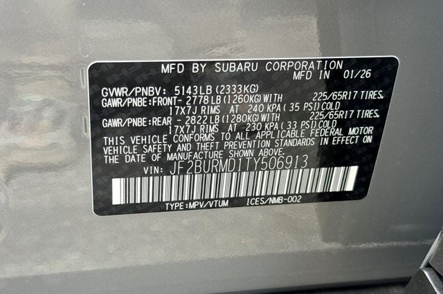 2026 Subaru OUTBACK Wilderness