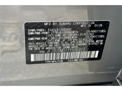 2026 Subaru OUTBACK Wilderness