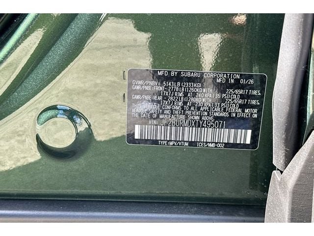 2026 Subaru OUTBACK Wilderness