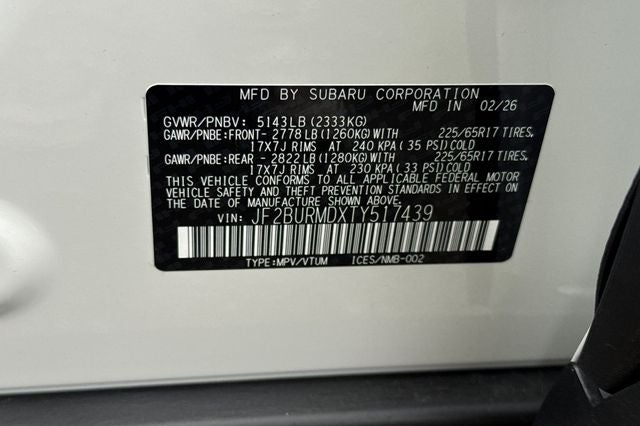 2026 Subaru Outback Wilderness