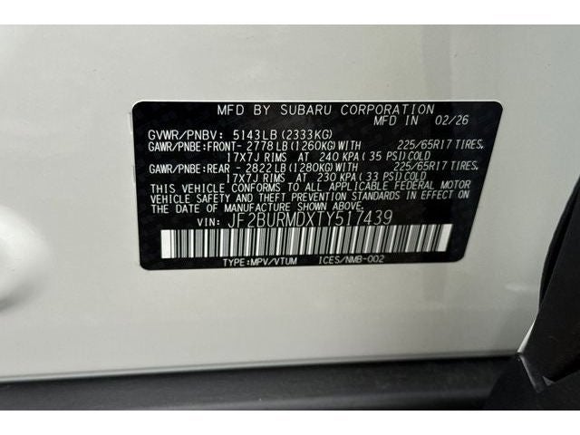 2026 Subaru Outback Wilderness
