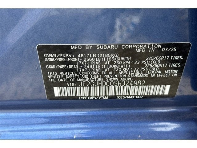 2025 Subaru CROSSTREK Premium