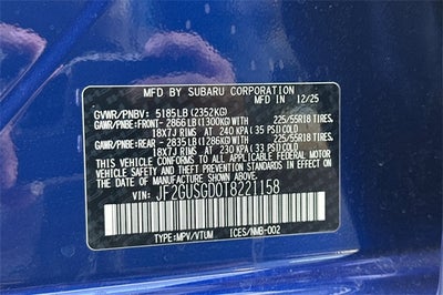 2026 Subaru CROSSTREK Sport Hybrid