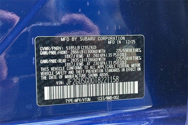 2026 Subaru CROSSTREK Sport Hybrid