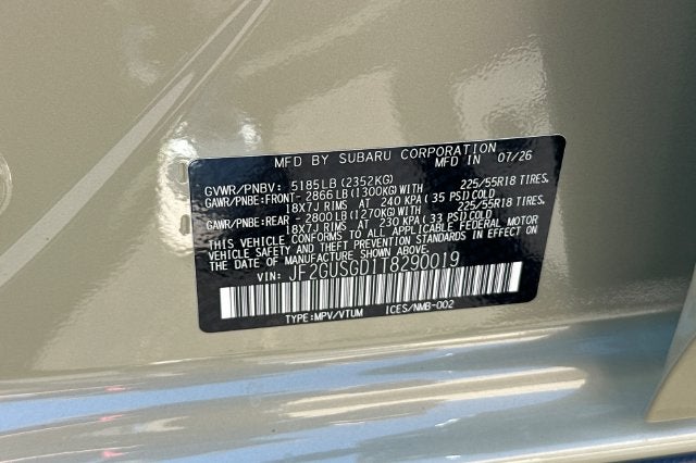 2026 Subaru CROSSTREK Sport Hybrid