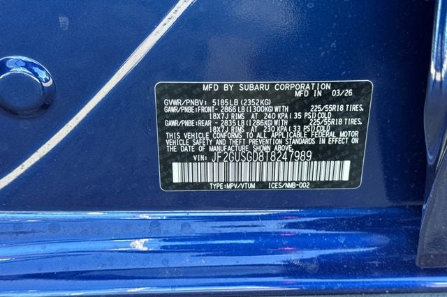 2026 Subaru CROSSTREK Sport Hybrid