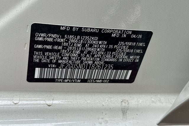 2026 Subaru CROSSTREK Limited Hybrid