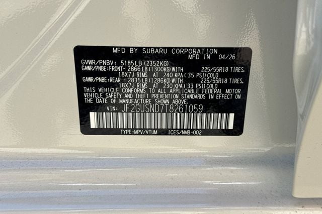 2026 Subaru Crosstrek Hybrid Limited