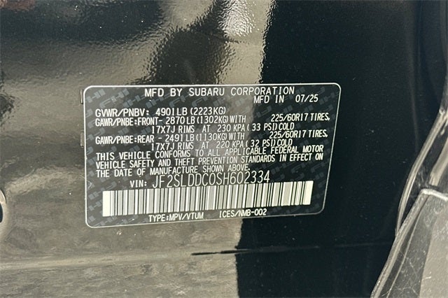 2025 Subaru FORESTER Premium