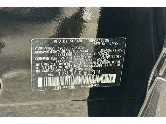 2025 Subaru FORESTER Premium