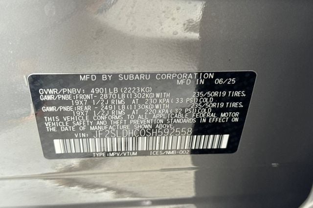 2025 Subaru FORESTER Sport