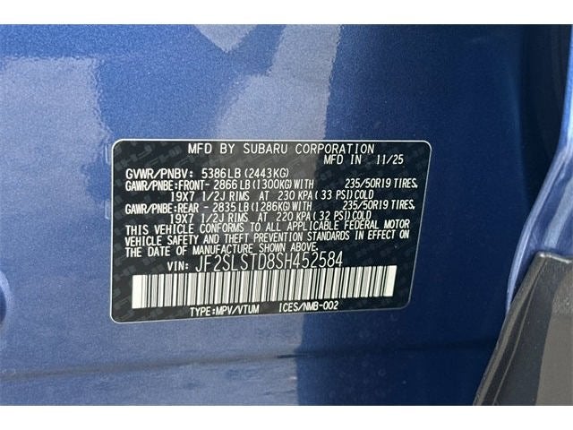 2025 Subaru FORESTER Touring Hybrid