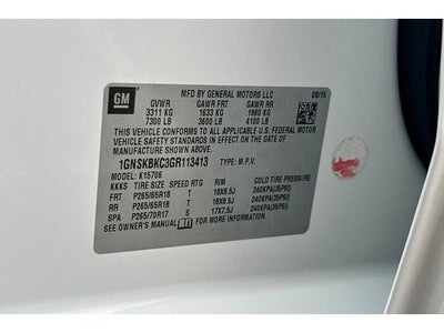 2016 Chevrolet Tahoe LT