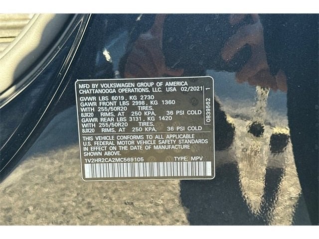 2021 Volkswagen Atlas 3.6L V6 SE w/Technology