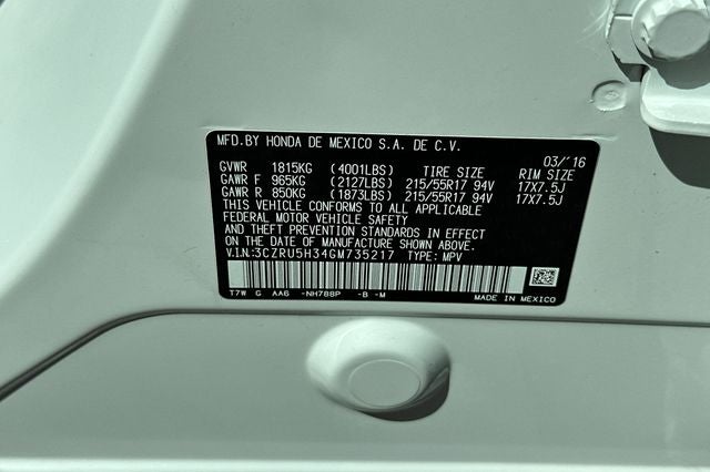 2016 Honda HR-V LX