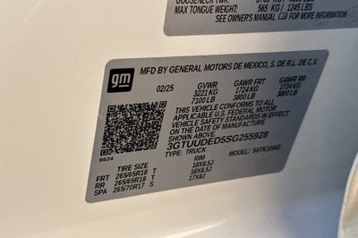 2025 GMC Sierra 1500 SLT