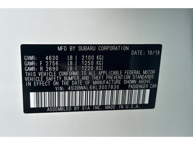 2020 Subaru Legacy Limited