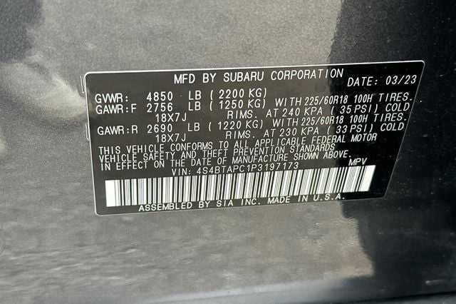 2023 Subaru Outback Touring