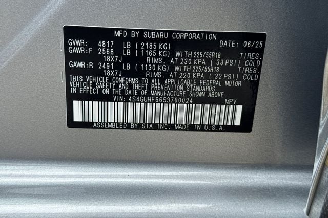 2025 Subaru Crosstrek Sport