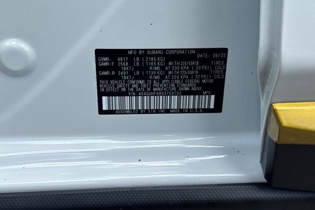 2025 Subaru Crosstrek Sport