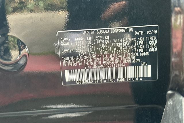 2019 Subaru Ascent Limited