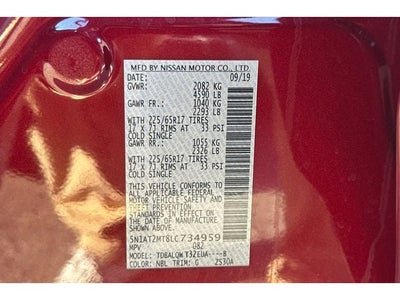 2020 Nissan Rogue SV